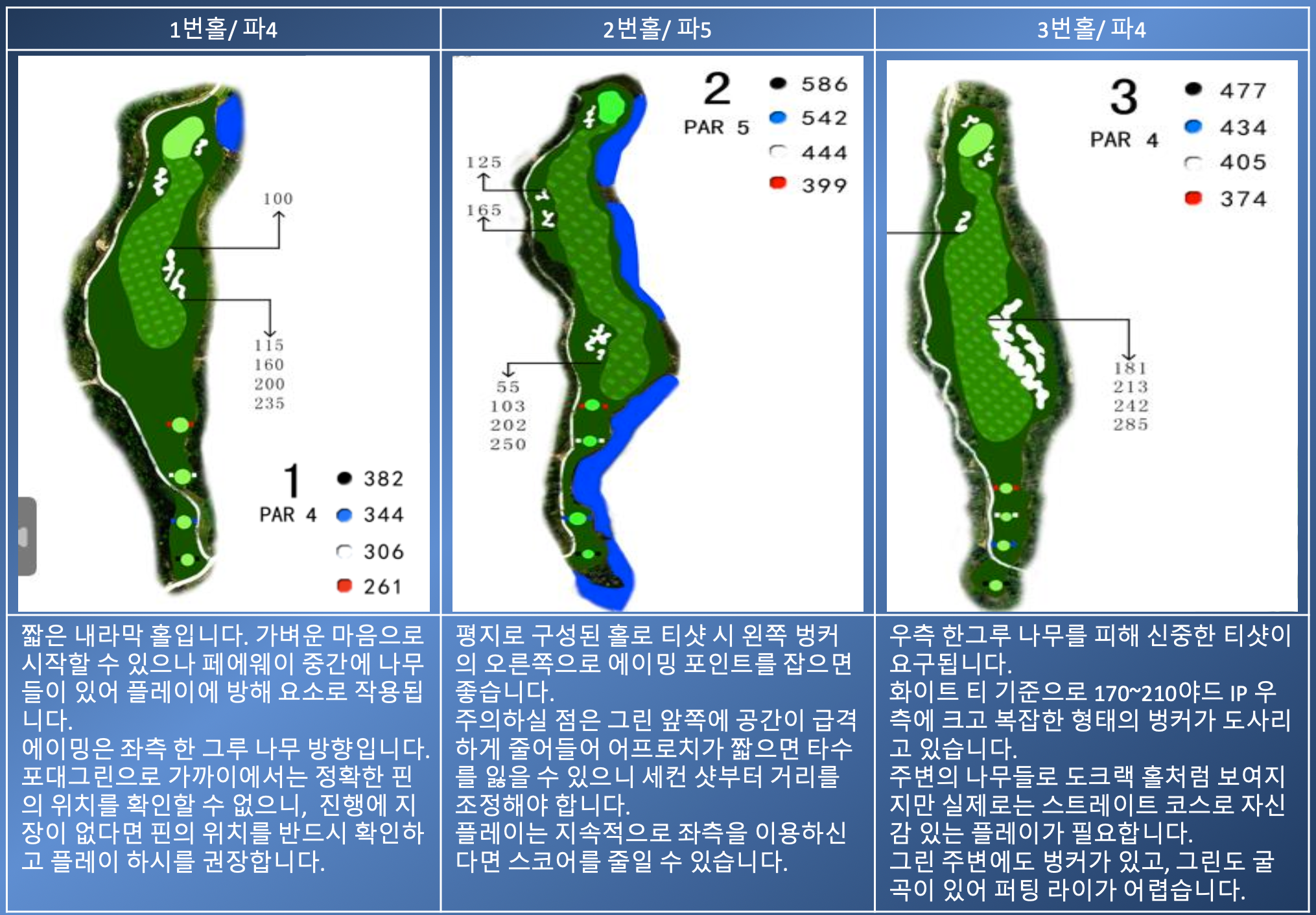 Hole 1 Map